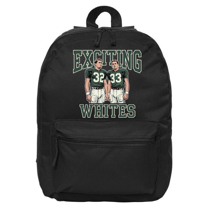 Exciting Whites Exciting Whites Exciting Whites 16 in Basic Backpack