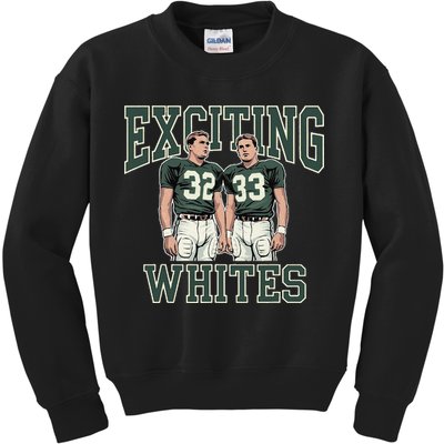 Exciting Whites Exciting Whites Exciting Whites Kids Sweatshirt