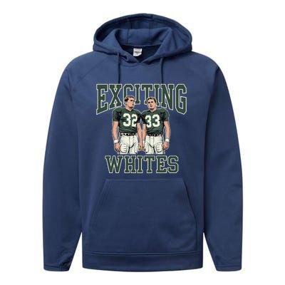 Exciting Whites Exciting Whites Exciting Whites Performance Fleece Hoodie