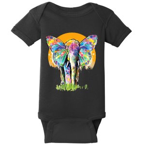 Elephant Women Elephant Lover Elephant Baby Bodysuit