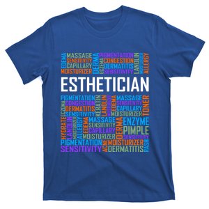 Esthetician Words Funny Gift Aesthetician Beautician Love Gift T-Shirt