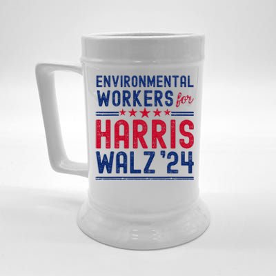 Environmentalists Workers For Harris Walz 2024 Beer Stein