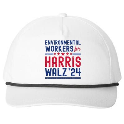 Environmentalists Workers For Harris Walz 2024 Snapback Five-Panel Rope Hat