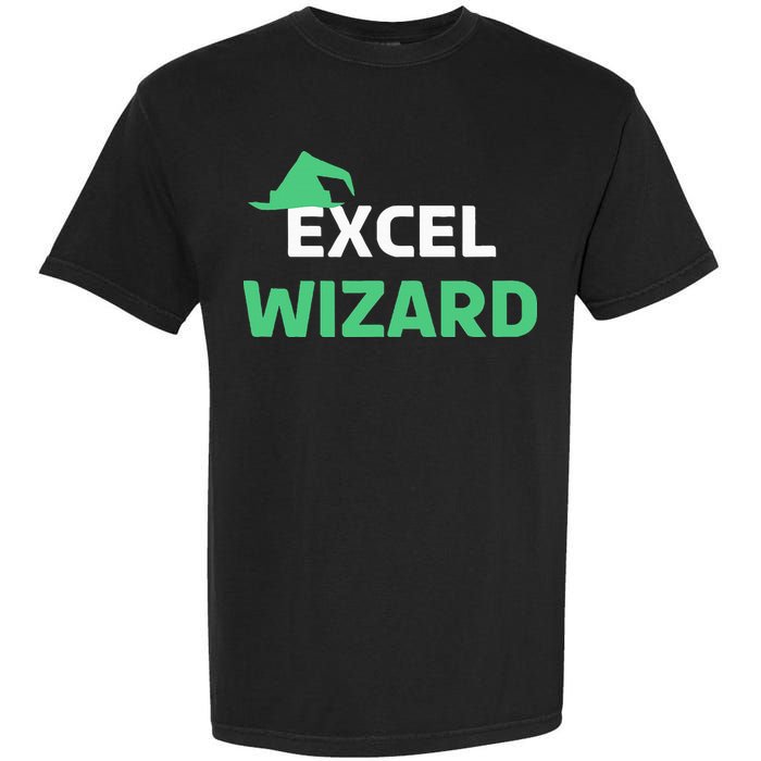Excel Wizard Funny Spreadsheet Excel Humor Garment-Dyed Heavyweight T-Shirt