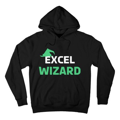 Excel Wizard Funny Spreadsheet Excel Humor Hoodie