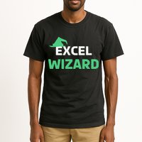 Excel Wizard Funny Spreadsheet Excel Humor Tall T-Shirt