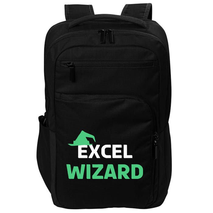 Excel Wizard Funny Spreadsheet Excel Humor Impact Tech Backpack