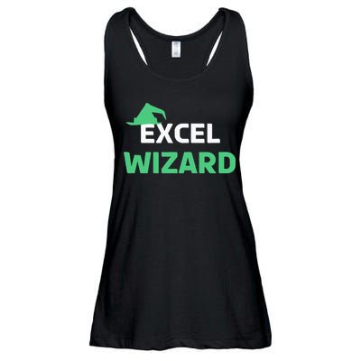 Excel Wizard Funny Spreadsheet Excel Humor Ladies Essential Flowy Tank