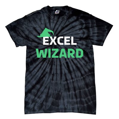 Excel Wizard Funny Spreadsheet Excel Humor Tie-Dye T-Shirt