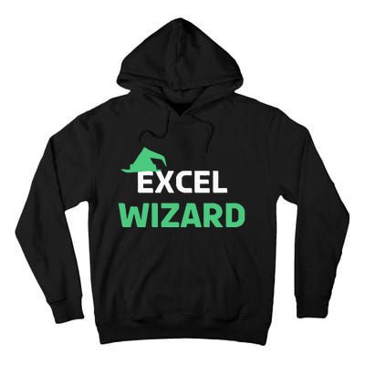 Excel Wizard Funny Spreadsheet Excel Humor Tall Hoodie