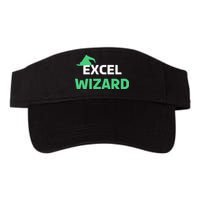Excel Wizard Funny Spreadsheet Excel Humor Valucap Bio-Washed Visor
