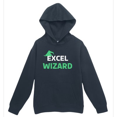 Excel Wizard Funny Spreadsheet Excel Humor Urban Pullover Hoodie