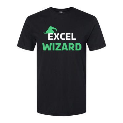 Excel Wizard Funny Spreadsheet Excel Humor Softstyle® CVC T-Shirt