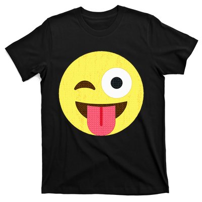 Emoticon Winking Face With Tongue T-Shirt