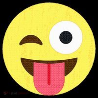 Emoticon Winking Face With Tongue T-Shirt