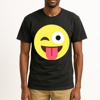 Emoticon Winking Face With Tongue Tall T-Shirt