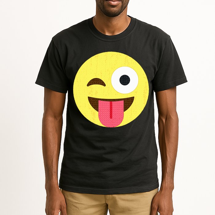 Emoticon Winking Face With Tongue Tall T-Shirt