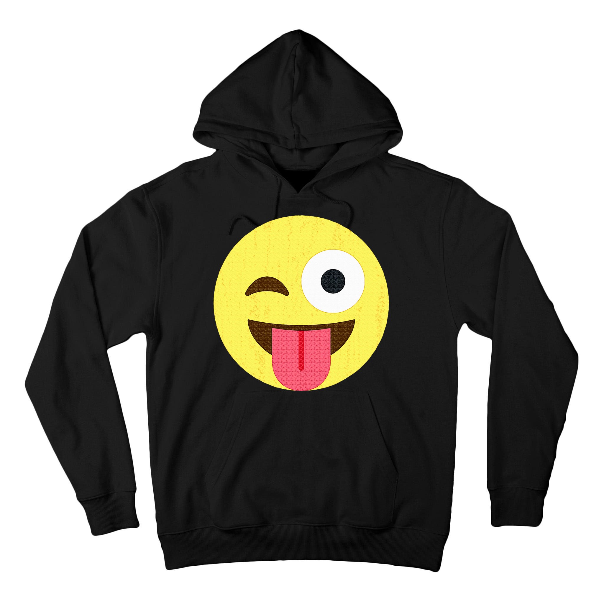 Emoticon Winking Face With Tongue Tall Hoodie