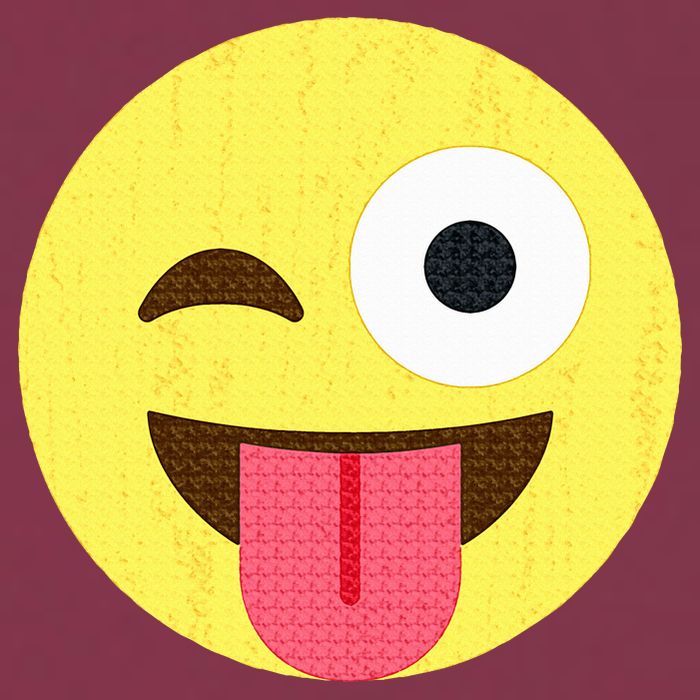 Emoticon Winking Face With Tongue 16oz Travel Tumbler