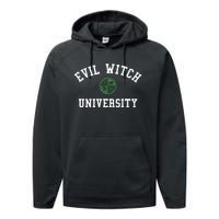 Evil Witch Funny Wicked College Performance Fleece Hoodie