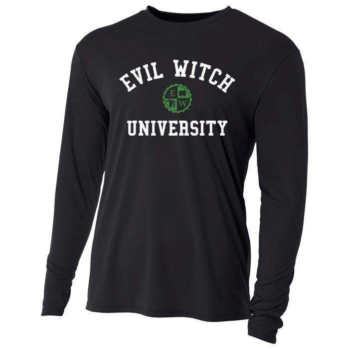 Evil Witch Funny Wicked College Cooling Performance Long Sleeve Crew