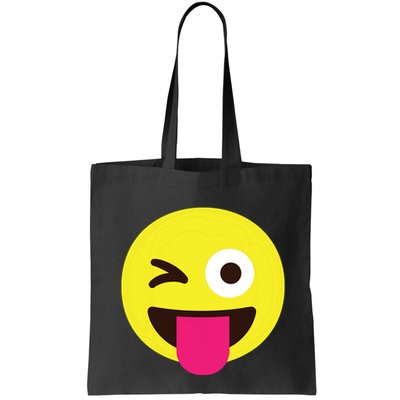 Emoticon Winking Face With Stuckout Tongue And Winking Eye Bag