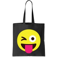Emoticon Winking Face With Stuckout Tongue And Winking Eye Bag