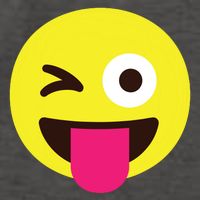 Emoticon Winking Face With Stuckout Tongue And Winking Eye Vector Backpack