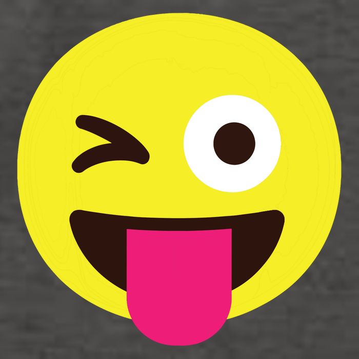 Emoticon Winking Face With Stuckout Tongue And Winking Eye Vector Backpack