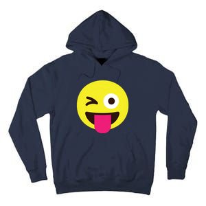 Emoticon Winking Face With Stuckout Tongue And Winking Eye Tall Hoodie