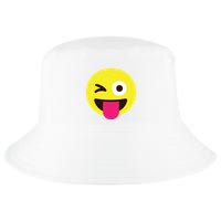 Emoticon Winking Face With Stuckout Tongue And Winking Eye Cool Comfort Performance Bucket Hat