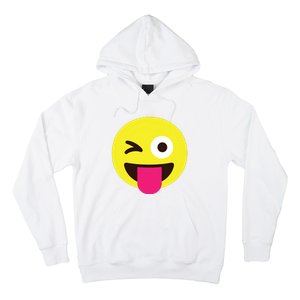 Emoticon Winking Face With Stuckout Tongue And Winking Eye Hoodie