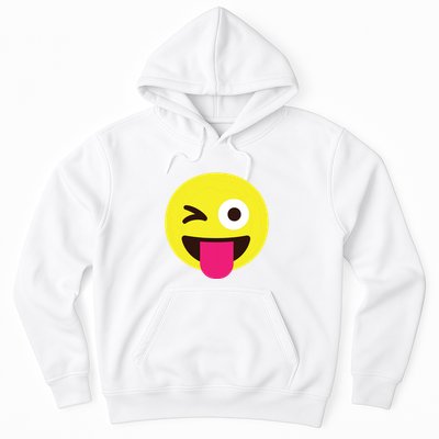 Emoticon Winking Face With Stuckout Tongue And Winking Eye Hoodie