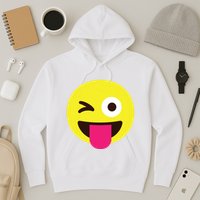Emoticon Winking Face With Stuckout Tongue And Winking Eye Hoodie
