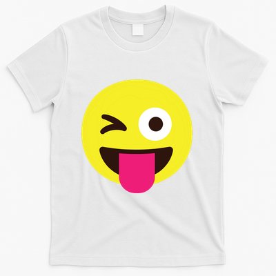 Emoticon Winking Face With Stuckout Tongue And Winking Eye T-Shirt