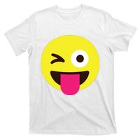 Emoticon Winking Face With Stuckout Tongue And Winking Eye T-Shirt