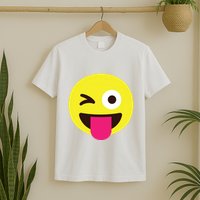 Emoticon Winking Face With Stuckout Tongue And Winking Eye T-Shirt