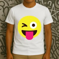 Emoticon Winking Face With Stuckout Tongue And Winking Eye T-Shirt