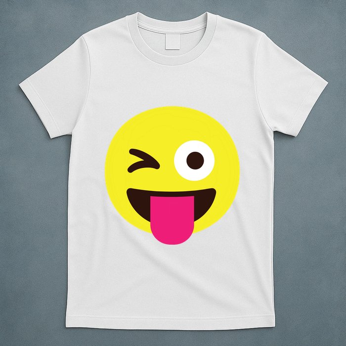 Emoticon Winking Face With Stuckout Tongue And Winking Eye T-Shirt