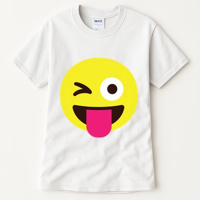 Emoticon Winking Face With Stuckout Tongue And Winking Eye Tall T-Shirt