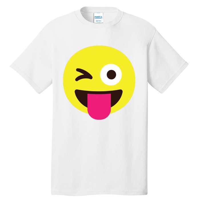 Emoticon Winking Face With Stuckout Tongue And Winking Eye Tall T-Shirt