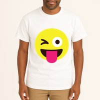 Emoticon Winking Face With Stuckout Tongue And Winking Eye Tall T-Shirt