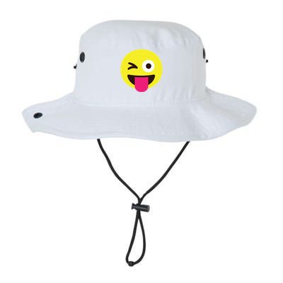 Emoticon Winking Face With Stuckout Tongue And Winking Eye Bucket Hat