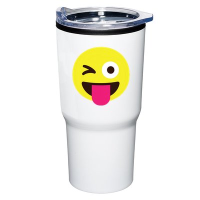 Emoticon Winking Face With Stuckout Tongue And Winking Eye Tumbler