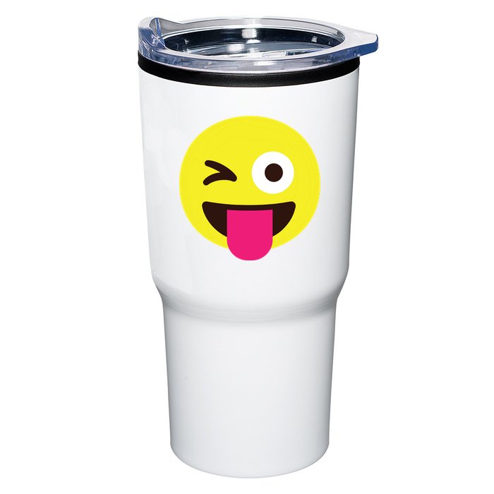 Emoticon Winking Face With Stuckout Tongue And Winking Eye Tumbler