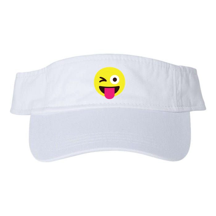 Emoticon Winking Face With Stuckout Tongue And Winking Eye Visor