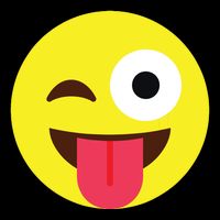 Emoticon Winking Face With Tongue Toddler Hoodie