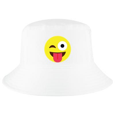 Emoticon Winking Face With Tongue Cool Comfort Performance Bucket Hat