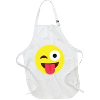 Emoticon Winking Face With Tongue Apron