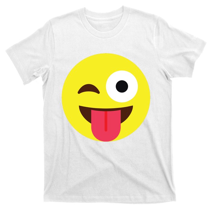 Emoticon Winking Face With Tongue T-Shirt